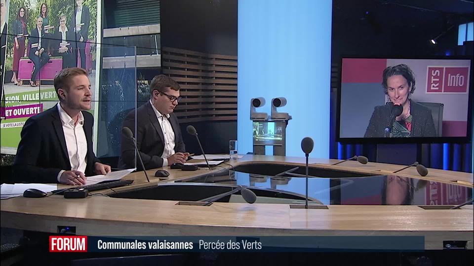 Percée des Verts aux élections communales valaisannes: interview de Céline Dessimoz