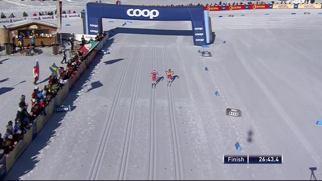 Toblach (ITA), poursuite dames : Oestberg (NOR) en tête