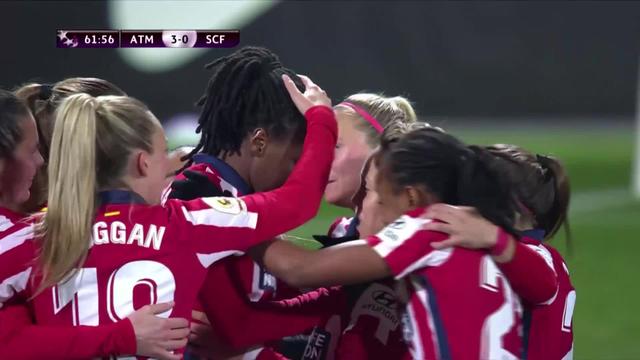 Ligue des champions féminine, 1-16 retour: Atletico Madrid - Servette FC Chênois (5-0)