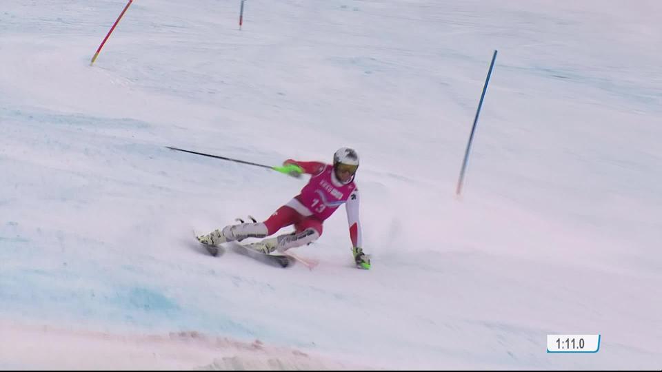 Diablerets (SUI), 2e manche slalom messieurs: Luc Roduit (SUI) en argent