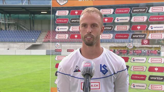 33e journée: Vaduz - Lausanne-Sport (2-1): Nicolas Gétaz reste serein pour la fin de la saison