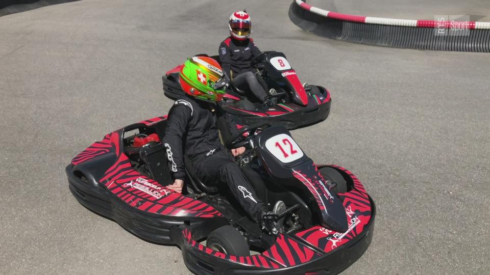 F1: rencontre avec Louis Delétraz au karting de Vuiteboeuf