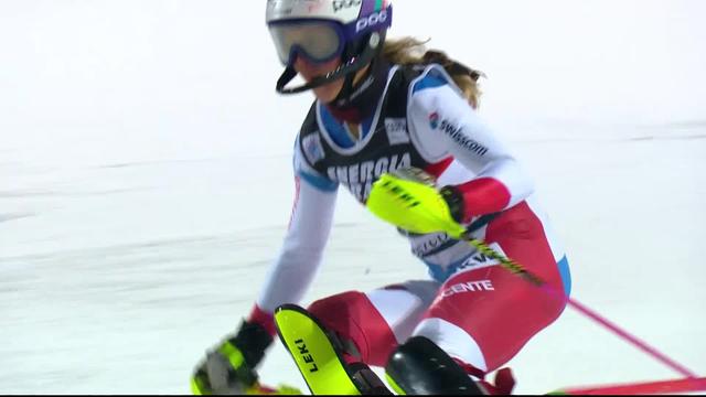 Zagreb (CRO), slalom dames 2e manche: Aline Danioth (SUI)