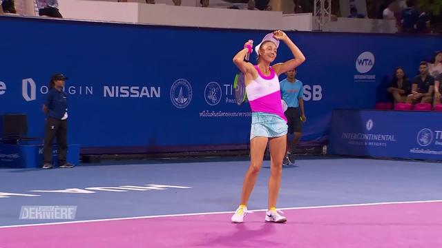 WTA Hua Hin: le beau parcours de Leonie Küng continue