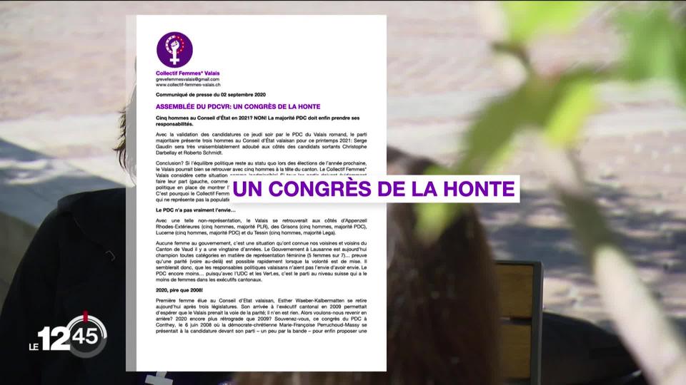 Candidats PDC au conseil d'Etat valaisan: où sont les femmes?