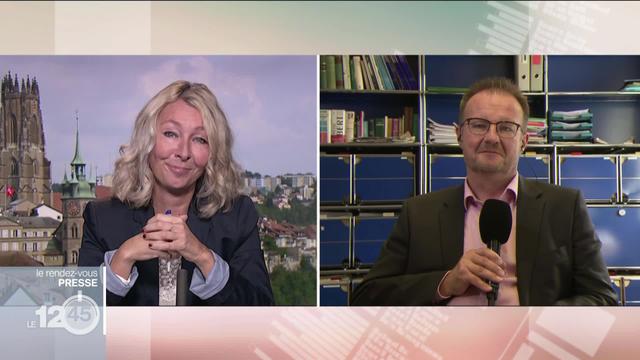 Rencontre avec la rédactrice en chef de Watson Sandra Jean et Serge Gumy, rédacteur en chef du quotidien La Liberté.