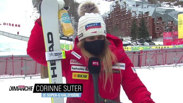 Ski alpin: Corine Suter fini deuxième