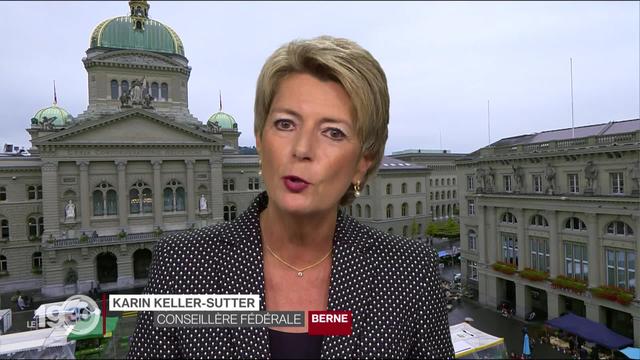 Karin Keller-Sutter s'exprime contre l'initiative "pour des entreprises responsables"