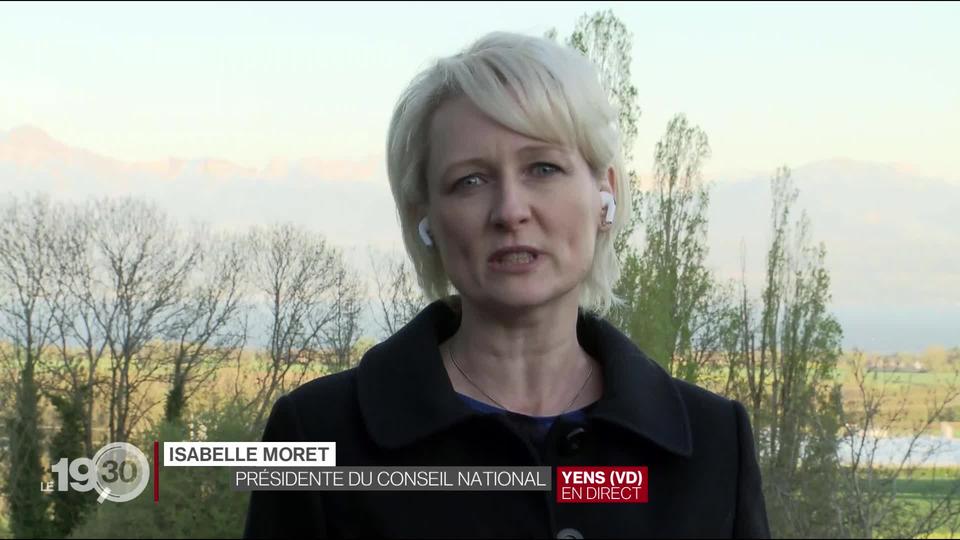 Session extraordinaire du parlement: Isabelle Moret, présidente du Conseil national, détaille la tâche qui attend les députés.