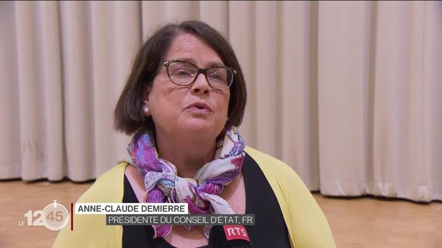 Anne-Claude Demierre à propos de l'aide que le conseil d'Etat fribourgeois va libérer pour les entreprises avec des apprentis