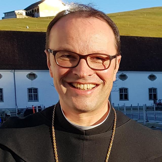 Urban Federer, abbé du monastère bénédictin d’Einsiedeln [RTSreligion - Davide Pesenti]