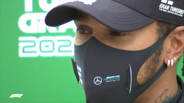 GP de Turquie (#14): interview de Lewis Hamilton (GBR) après sa victoire