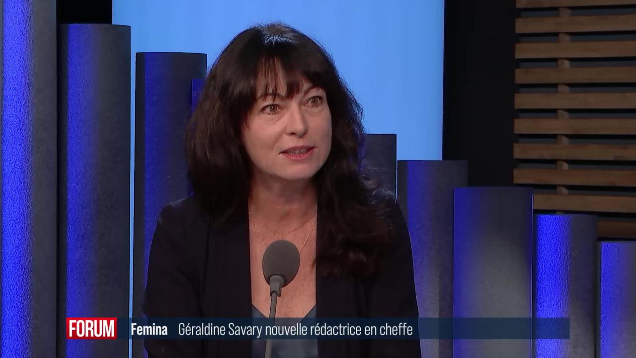 Géraldine Savary nommée rédactrice en cheffe de Femina, son interview