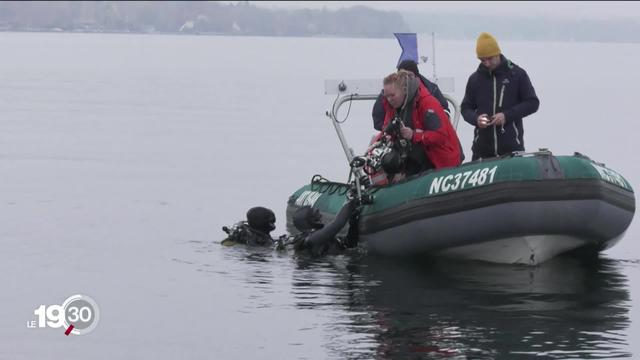 Des munitions immergées dans le Léman: une campagne menée avec l'Université de Genève étudie une éventuelle pollution