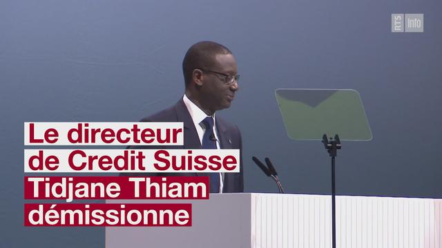 Tidjane Thiam se retire de Credit Suisse apres les affaires d espionnage