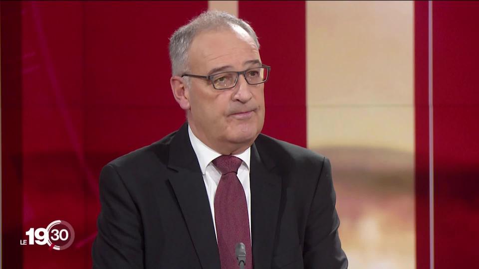 Guy Parmelin, conseiller fédéral en charge de l'économie, à propos de la politique sanitaire de la Suisse.