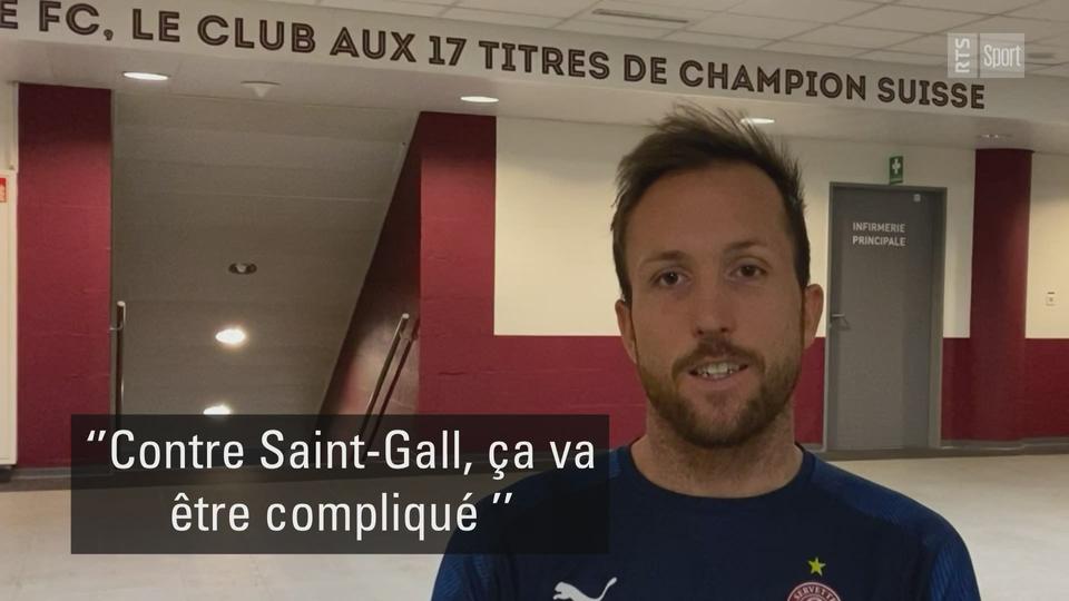 Anthony Sauthier (capitaine du Servette FC): ''Contre Saint-Gall, ce sera compliqué''