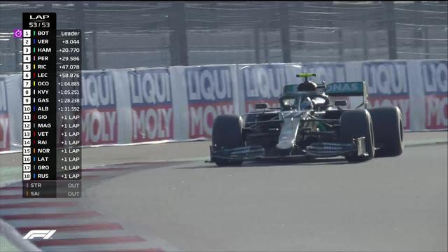 GP de Russie (#10): Bottas (FIN) s'impose devant Verstappen (NED) 2e et Hamilton (GBR) 3e