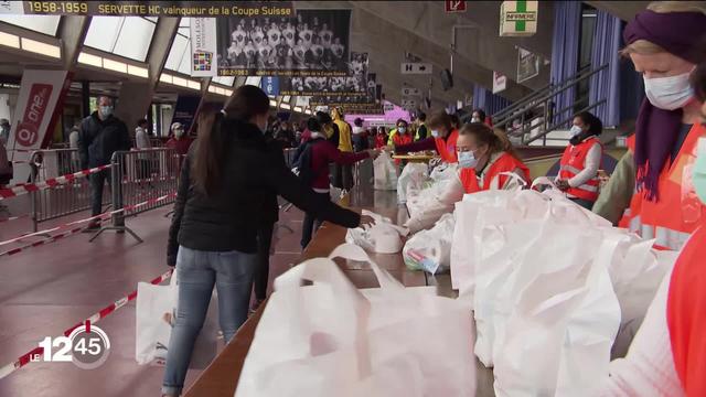 Une distribution de nourriture pour près de 2000 personnes a été organisée à Genève