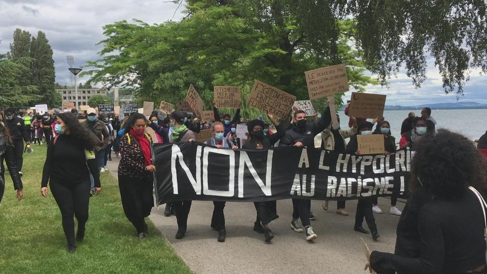 Manifestation contre le racisme à Neuchâtel