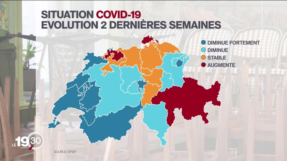 Malgré l'augmentation des contaminations de covid en Suisse alémanique rares sont les cantons à avoir pris des mesures