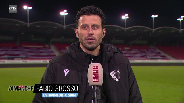 Football: interview de Fabio Grosso, entraîneur FC Sion