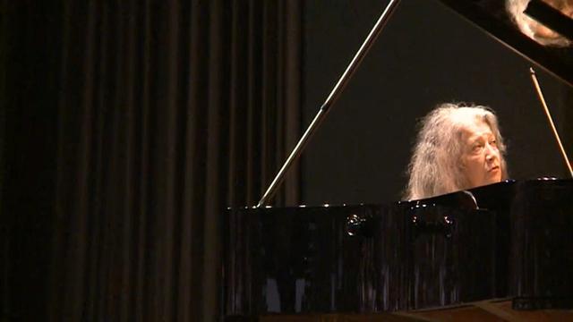 Martha Argerich au festival de Verbier en 2014