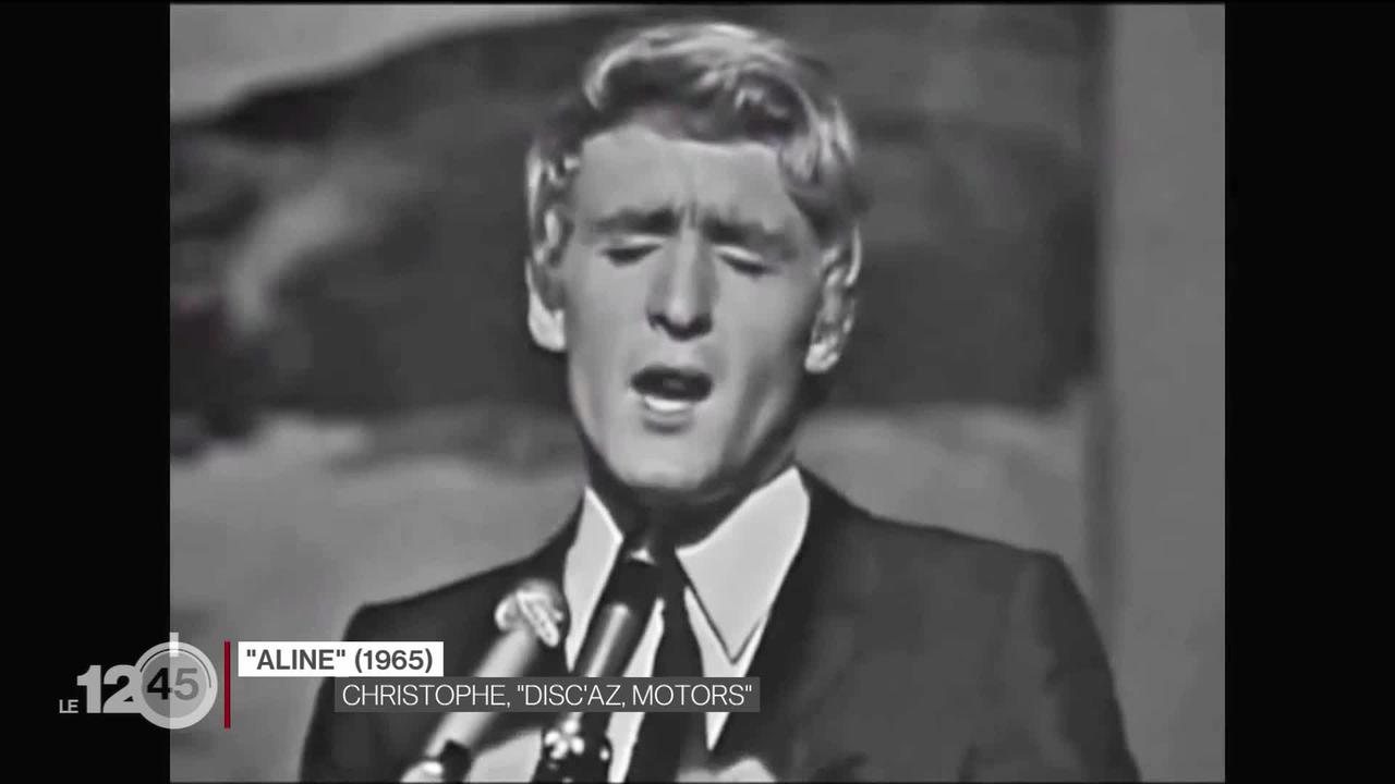 "Aline", "Les mots bleus" sont des classiques de la chanson française. Le chanteur Christophe est décédé à l'âge de 74 ans.