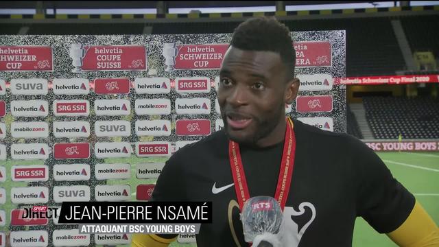 Finale, Bâle - Young Boys (1-2): interview de Jean-Pierre Nsame après la victoire