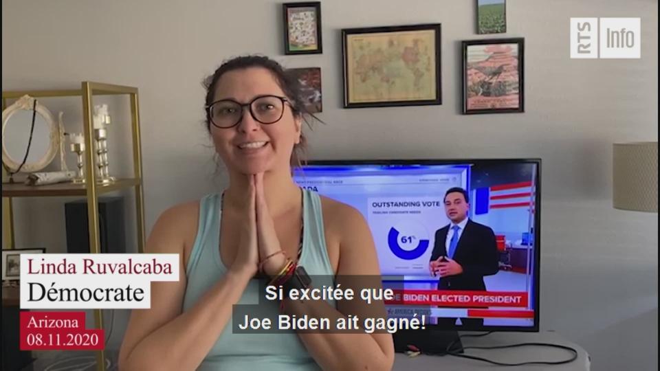 Linda Ruvalcaba heureuse de la victoire de Biden