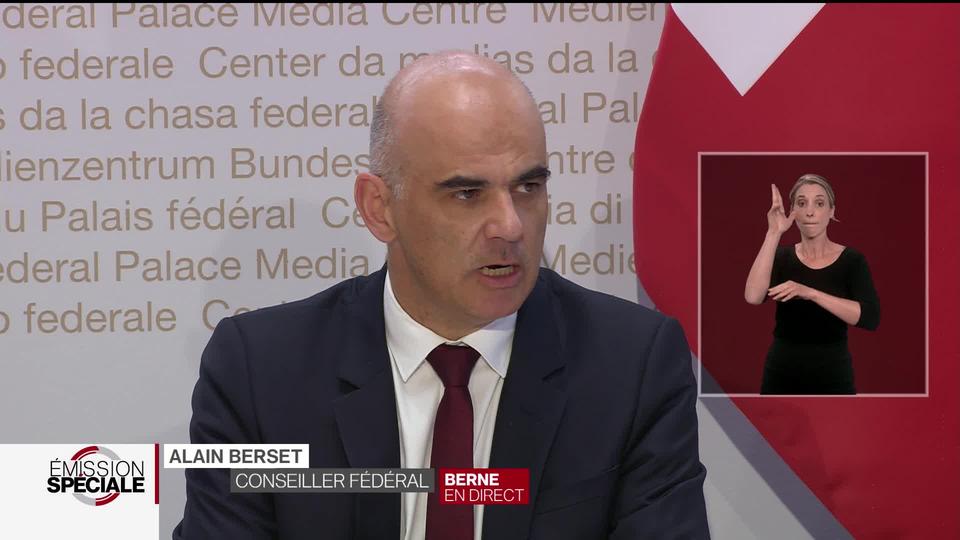 Alain Berset détaille les nouvelles mesures du Conseil fédéral