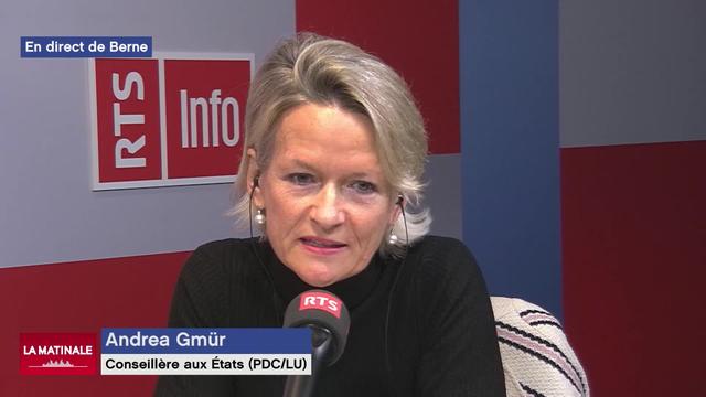 L'invitée de la Matinale (vidéo) - Andrea Gmür, conseillère aux Etats (PDC-LU)