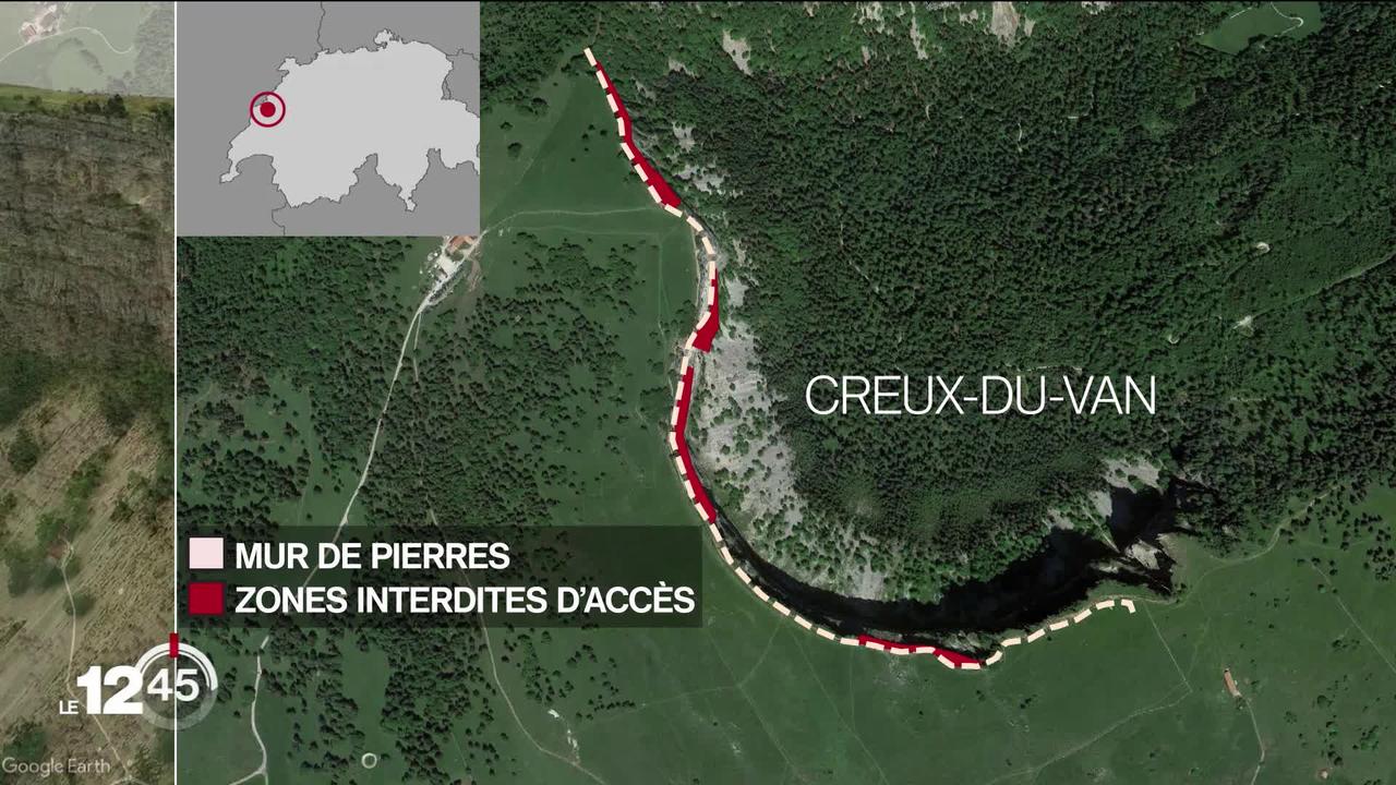Les autorités neuchâteloises et vaudoises prennent des mesures urgentes pour protéger le haut plateau du Creux-du-Van