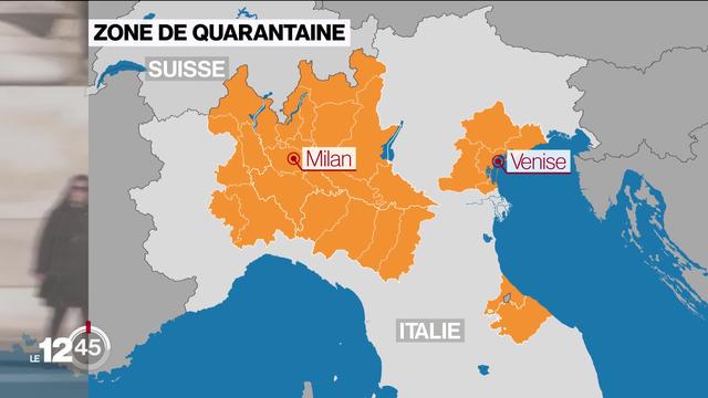 Un quart des italiens bloquées en quarantaine dans le Nord du pays, de Milan à Venise. Valérie Dupont, correspondante en Italie, fait le point sur la situation.