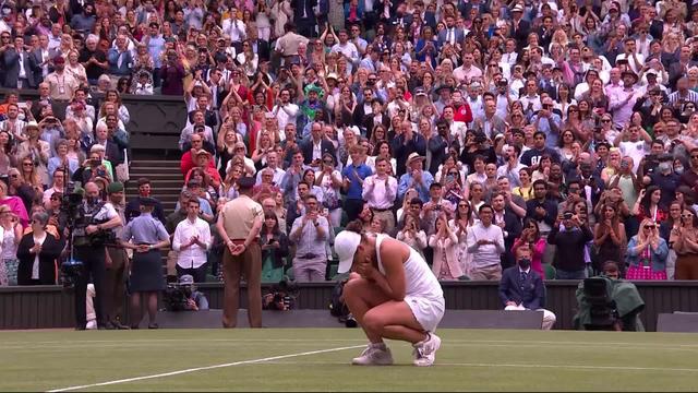 Finale, A. Barty (AUS) - Ka.Pliskova (CZE) (6-3, 6-7, 6-3): Première victoire à Wimbledon pour Barty !