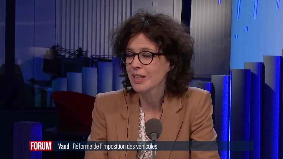 Le Conseil d'État vaudois veut encourager les véhicules électriques par l'impôt: Interview de Christelle Luisier