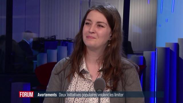 Deux initiatives veulent limiter l'avortement: interview de Léonore Porchet