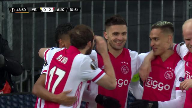 1-8 retour, Young Boys - Ajax (0-2): pas d’exploit pour les Bernois