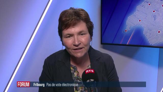 Le canton de Fribourg renonce au vote électronique face au défi technique: interview de Danielle Gagnaux-Morel