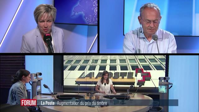 Le tarif des lettres du courrier A et B va augmenter en janvier: débat entre Valérie Piller Carrard et Olivier Français