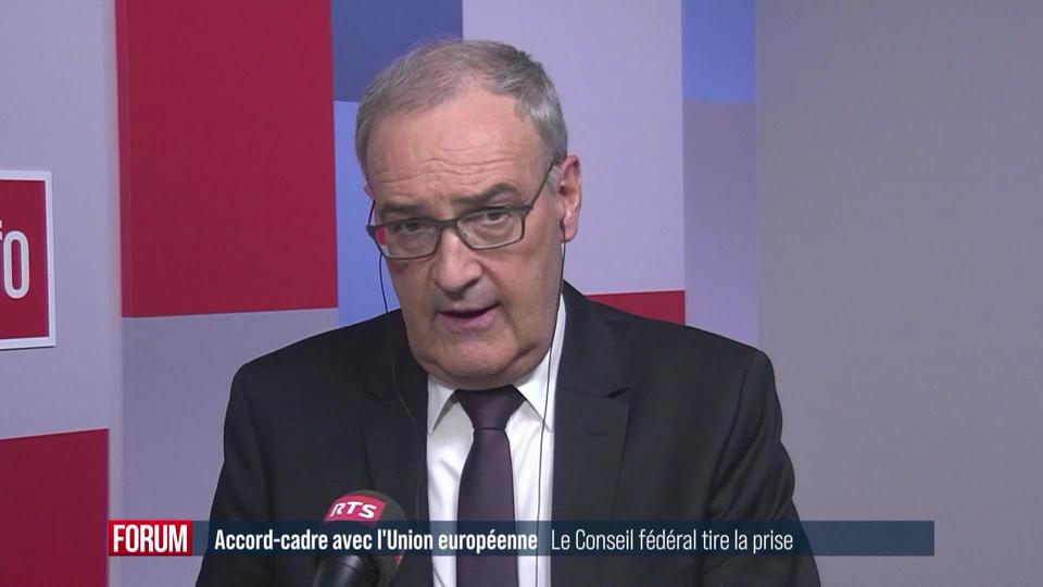 Fin des négociations sur l'accord-cadre: interview de Guy Parmelin (3-3)