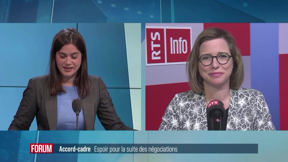 Accord-cadre, l’espoir pour la suite des négociations: réaction de Christa Markwalder