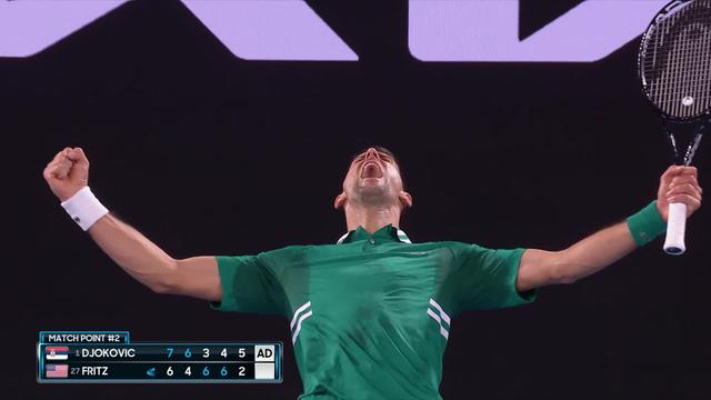 3e tour, N.Djokovic (SRB) - T.Fritz (USA) 7-6, 6-4, 3-6, 4-6, 6-2: de l’inconstance et du cinéma, mais une victoire pour « Nole »