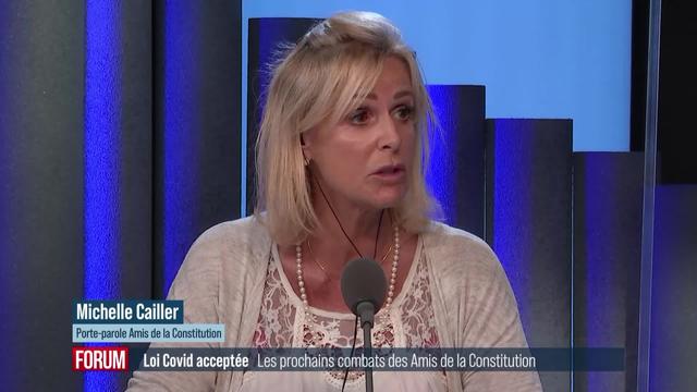 La Loi Covid acceptée à 62,2% des voix : interview de Michelle Cailler