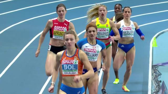 400m dames, demi-finale: Léa Sprunger (SUI) est déjà éliminée, elle ne défendra pas son titre en finale