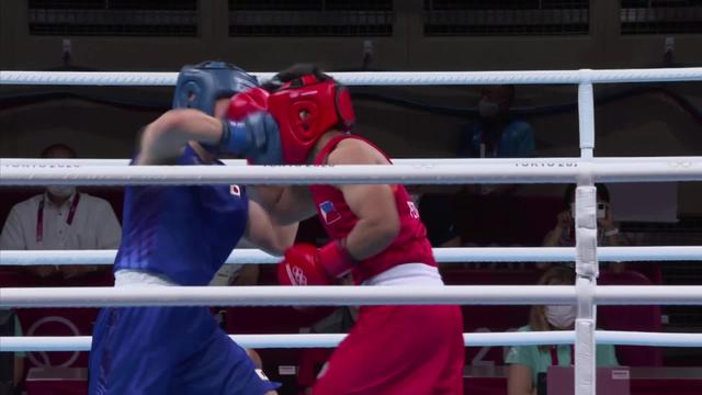 Boxe, poids plumes dames: Irie Sena (JPN) remporte l'or