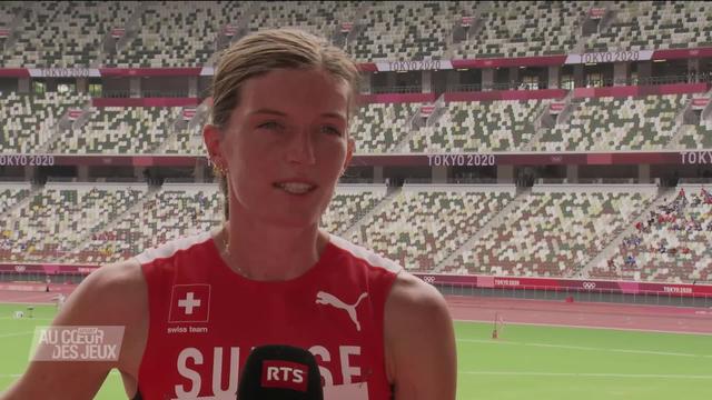 Athlétisme: Léa Sprunger se qualifie pour les demies finales du 400m haies