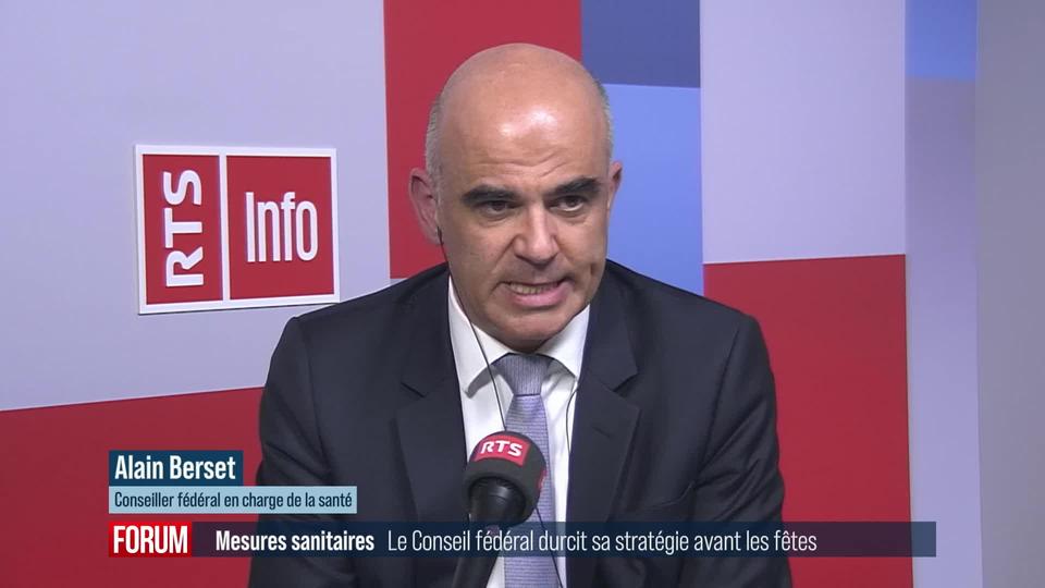 La Suisse généralise la règle des "2G": interview d’Alain Berset (vidéo)