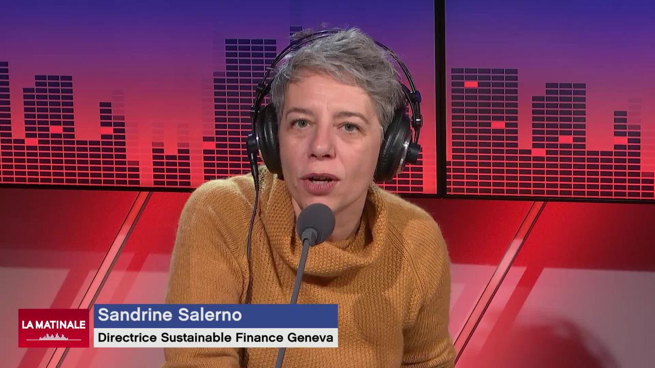 L'invitée de La Matinale (vidéo) - Sandrine Salerno, directrice exécutive de Sustainable Finance Geneva La Matinale du 26.11.2021