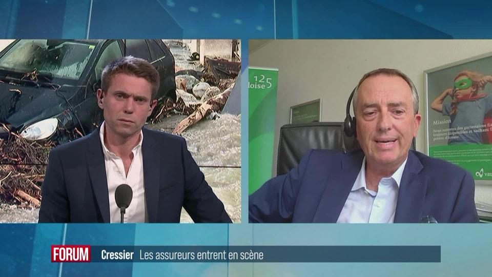 Les assureurs entrent en scène après les inondations à Cressier (NE) : interview de Christian Lagger